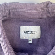 Purple Carhartt WIP Long Sleeve Madison Corduroy Button Down Shirt XXL - Threads Uncovered