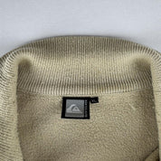 Quiksilver Embroidered Spellout Knitted Full Zip XL - Threads Uncovered