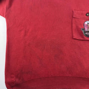 Rare 1990s Burberrys Sportsman Oversized Pocket Logo Sweatshirt S - Threads Uncovered