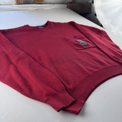 Rare 1990s Burberrys Sportsman Oversized Pocket Logo Sweatshirt S - Threads Uncovered