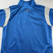 Rare 2004-06 England Umbro 1/4 Quarter Zip Training T Shirt M - Threads Uncovered