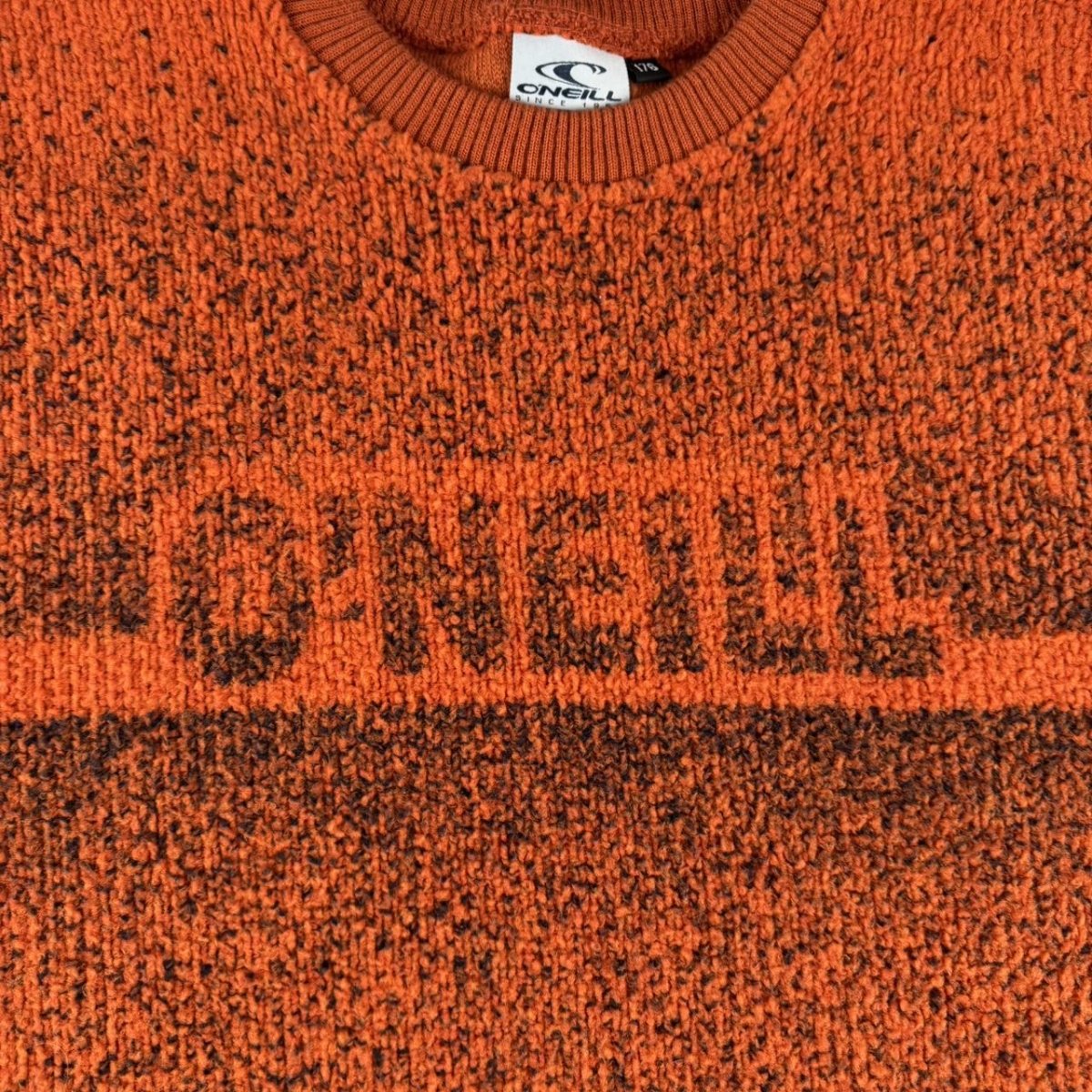 Rare 90s O'Neill Orange Fleece Sweatshirt - Threads Uncovered