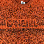 Rare 90s O'Neill Orange Fleece Sweatshirt - Threads Uncovered