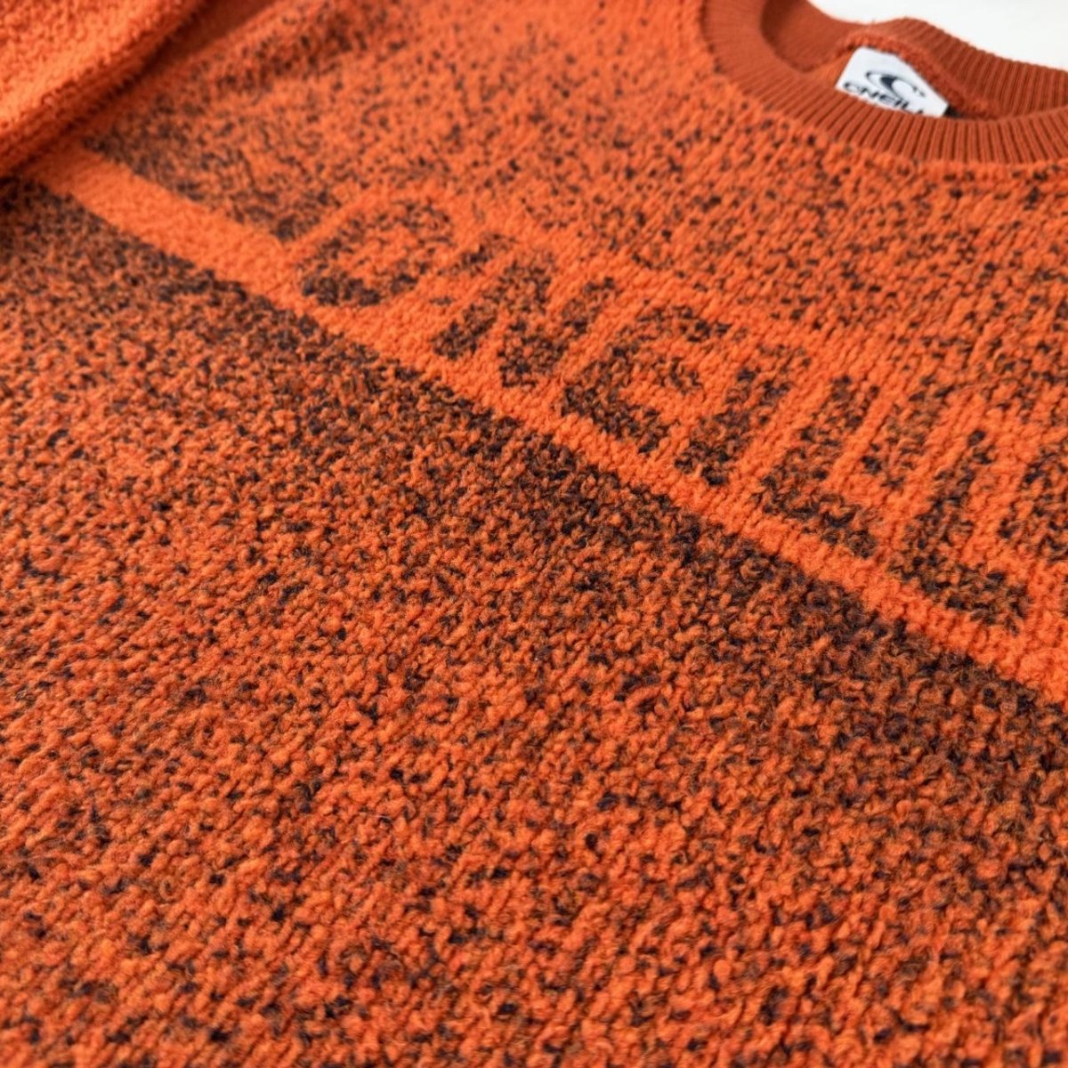 Rare 90s O'Neill Orange Fleece Sweatshirt - Threads Uncovered