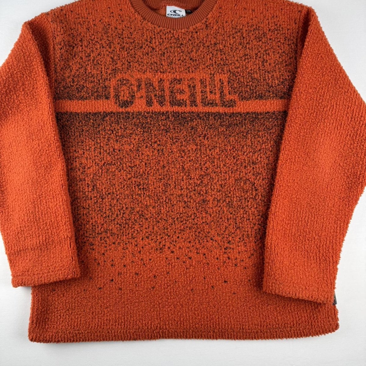 Rare 90s O'Neill Orange Fleece Sweatshirt - Threads Uncovered