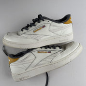 Reebok White and Yellow Classics UK10 - Threads Uncovered