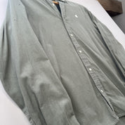 Sage Green Carhartt WIP Long Sleeve Madison Corduroy Button Down Shirt S - Threads Uncovered