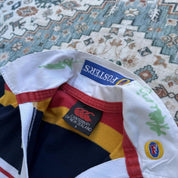Signed 1999 Canterbury London Broncos Rugby Polo S - Threads Uncovered