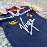 Signed 1999 Canterbury London Broncos Rugby Polo S - Threads Uncovered