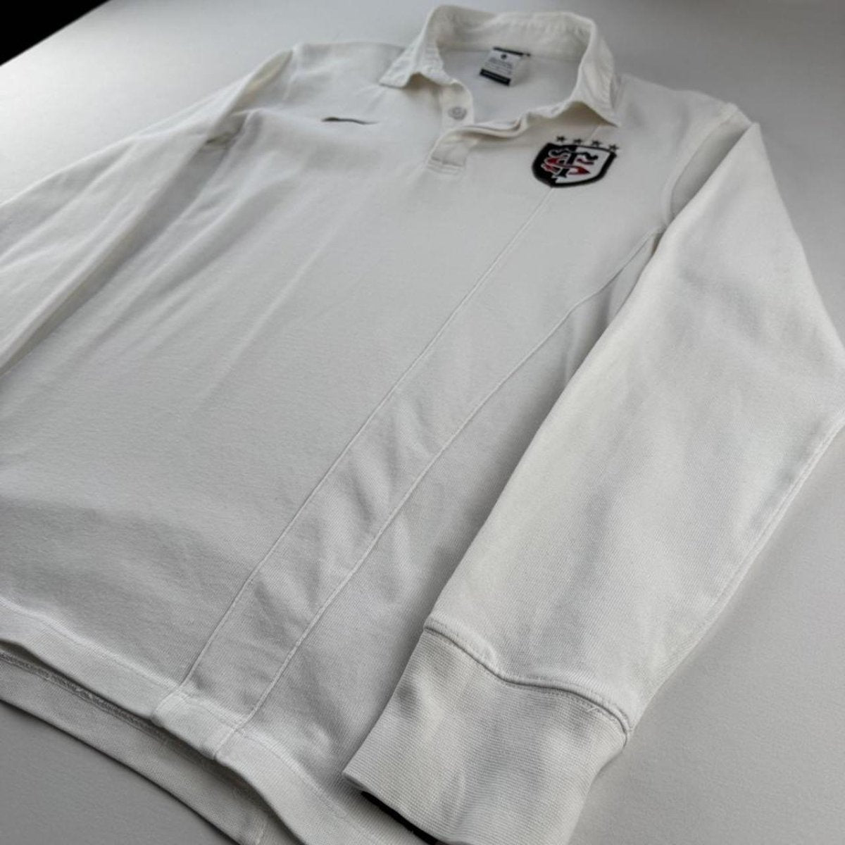 Stade Toulousain Nike Embroidered Rugby Polo Shirt S - Threads Uncovered