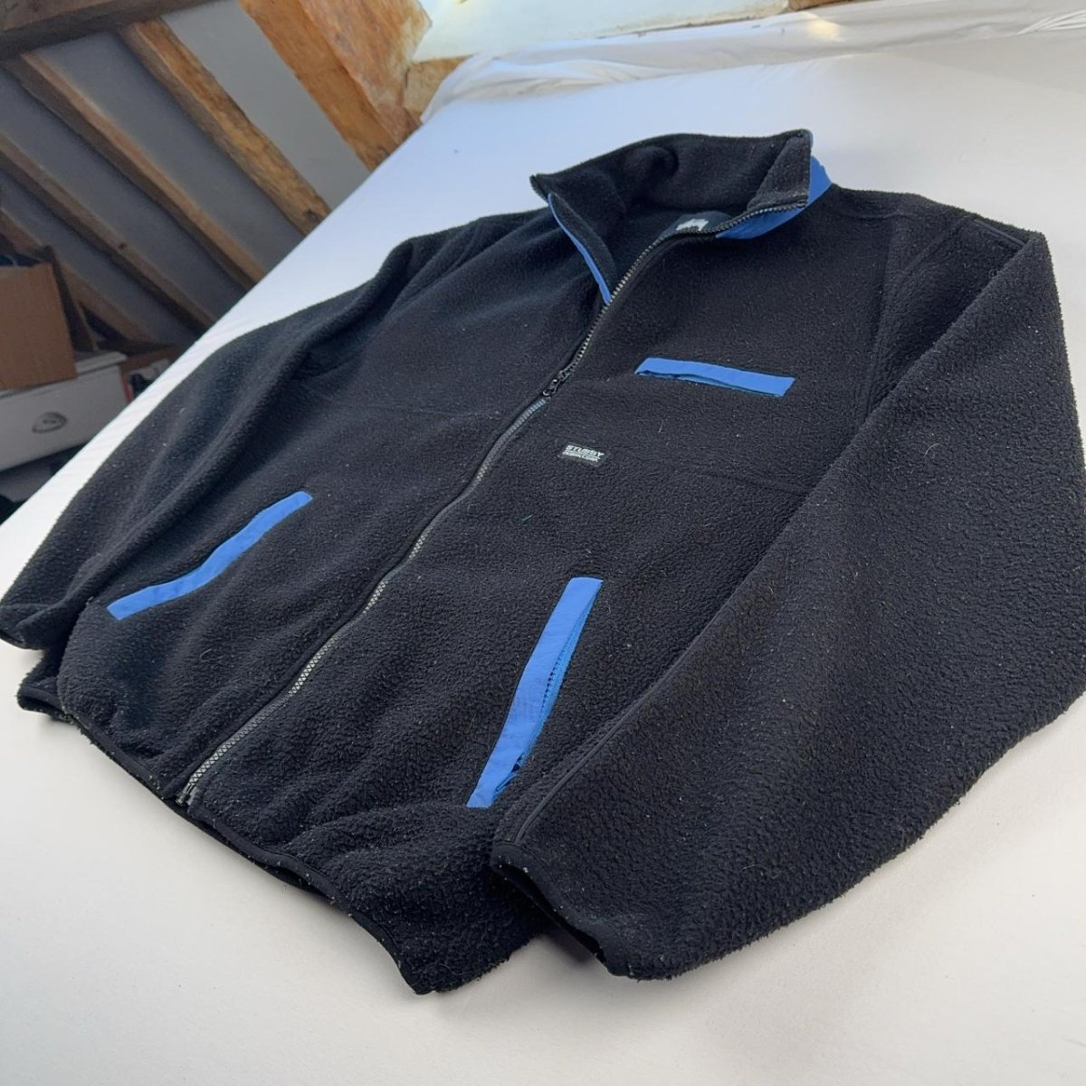Stussy Jacket in Black Size - Threads Uncovered