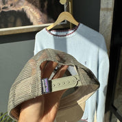 Tan Khaki Patagonia Trucker Embroidered Cap - Threads Uncovered
