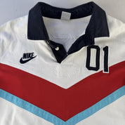 Thick 2010s Nike Embroidered Rugby Polo XXL - Threads Uncovered
