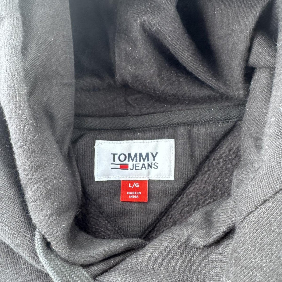 Thick Tommy Hilfiger Jeans Oversized Hoodie L - Threads Uncovered