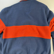 Thomas Burberry Stunning Embroidered Spellout Fleece Panel Jacket L - Threads Uncovered