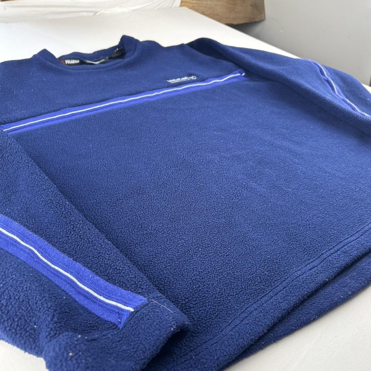 Timberland Embroidered Spellout 1990s Fleece L - Threads Uncovered
