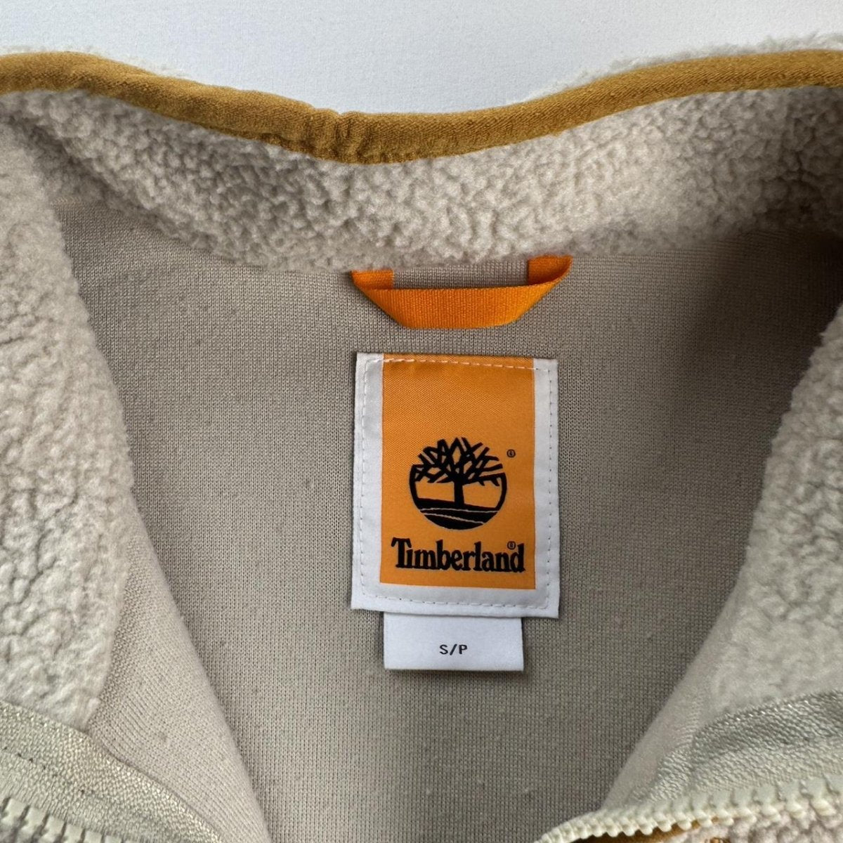 Timberland Sherpa Quarter Zip Oversized Fleece S - Threads Uncovered