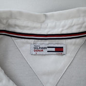 Tommy Hilfiger Embroidered Spellout Rugby Polo L - Threads Uncovered