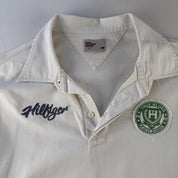 Tommy Hilfiger Embroidered Thick Rugby Polo Shirt L - Threads Uncovered