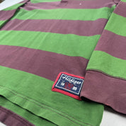 Tommy Hilfiger Striped Embroidered Rugby Polo XL - Threads Uncovered