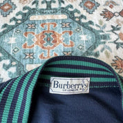 Vintage 1980s Burberrys Nautic Club Embroidered Cardigan Large - Threads Uncovered