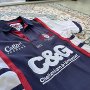 Vintage Cotton Traders Gloucester Rugby Polo Shirt Youth - Threads Uncovered