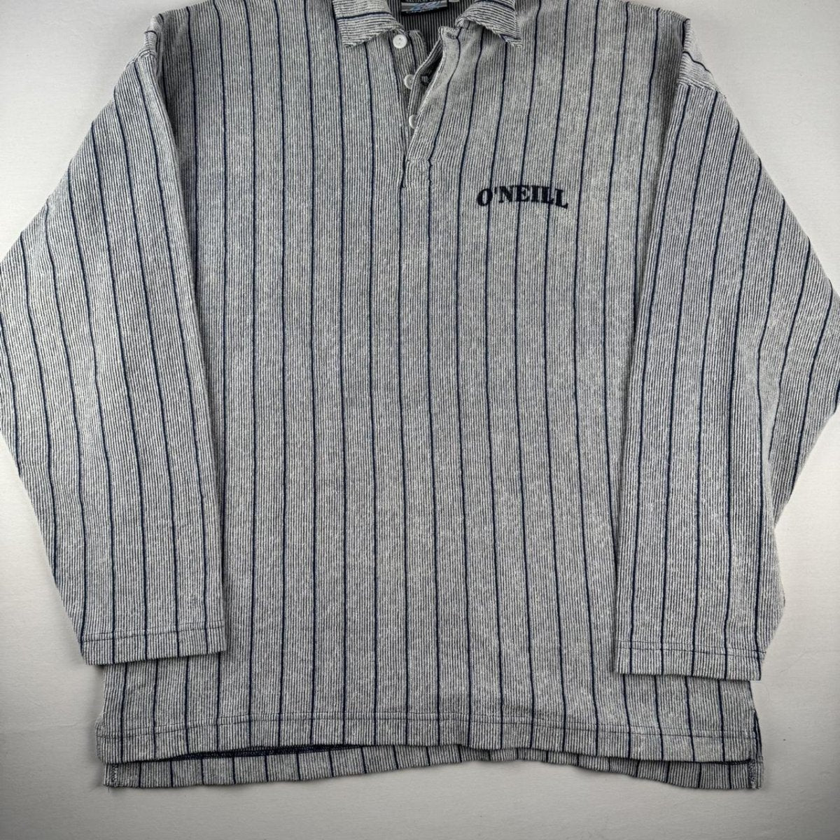 Vintage Late 1990s O'Neill Back Graphic Collared Long Jumper XL - Threads Uncovered