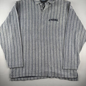 Vintage Late 1990s O'Neill Back Graphic Collared Long Jumper XL - Threads Uncovered