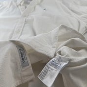 White Carhartt WIP Long Sleeve Madison Corduroy Button Down Shirt XXL - Threads Uncovered