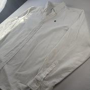 White Carhartt WIP Long Sleeve Madison Corduroy Button Down Shirt XXL - Threads Uncovered