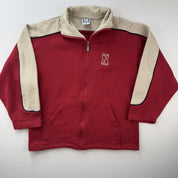 Womens 1990s Nike Embroidered Quarter Zip Fleece 8 Oversized - Threads Uncovered