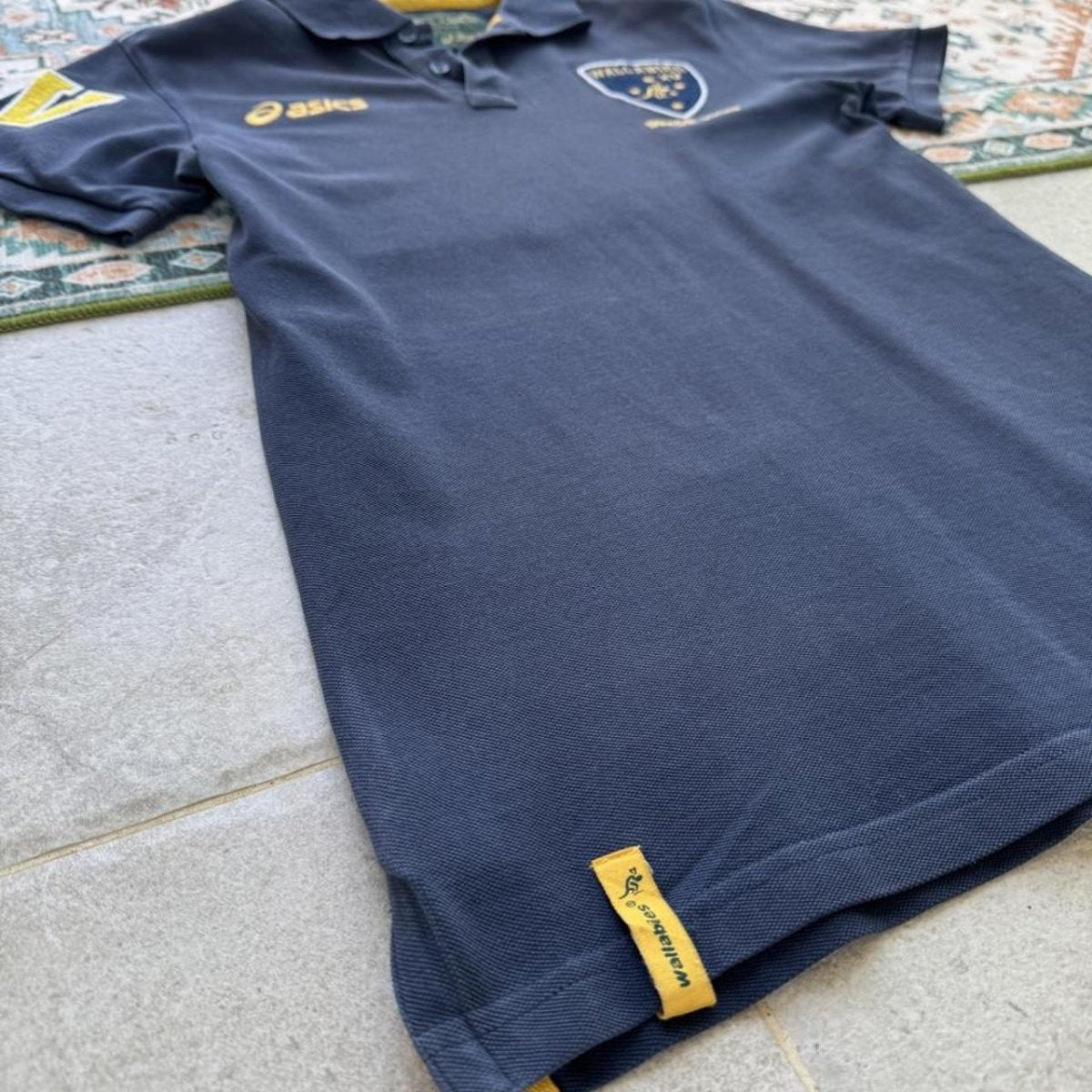 Womens Asics Wallabies Australia Rugby Polo Shirt S - Threads Uncovered