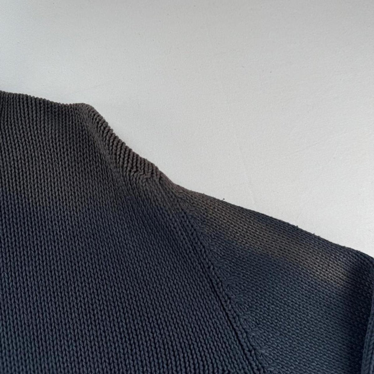Womens Cotton Burberry Turtleneck Knitted Jumper 14-16 - Threads Uncovered