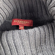 Womens Cotton Burberry Turtleneck Knitted Jumper 14-16 - Threads Uncovered