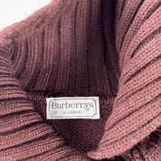 Womens Early 1990s Burberrys Wool Blend Knitted Jumper 14-16 - Threads Uncovered