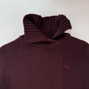 Womens Early 1990s Burberrys Wool Blend Knitted Jumper 14-16 - Threads Uncovered