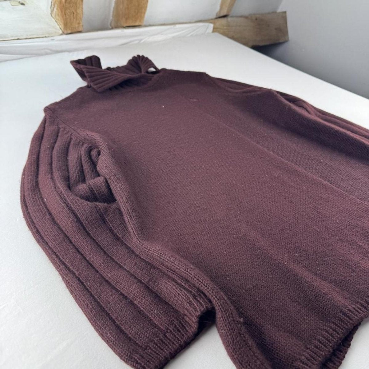 Womens Early 1990s Burberrys Wool Blend Knitted Jumper 14-16 - Threads Uncovered