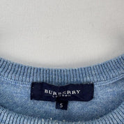 Womens Early 2000s Burberry Wool Blend Knitted Jumper 12-14 - Threads Uncovered