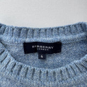 Womens Early 2000s Burberry Woolen Knitted Jumper 6-8 - Threads Uncovered
