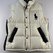 Womens Polo Ralph Lauren Cream Gilet M - Threads Uncovered