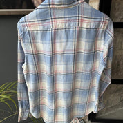 Womens Polo Ralph Lauren Embroidered Pony Linen Shirt L - Threads Uncovered