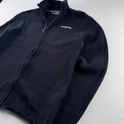 Womens Quiksilver Early 2000s Ribbed Full Zip Sweatshirt Size 16 - Threads Uncovered