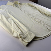 Yellow Carhartt WIP Long Sleeve Madison Corduroy Button Down Shirt L - Threads Uncovered