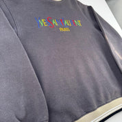 Yves Saint Laurent Crewneck Sweatshirt in Brown Size S - Threads Uncovered