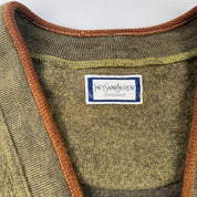 Yves Saint Laurent Jeanswear Sweater in Green Size S - Threads Uncovered
