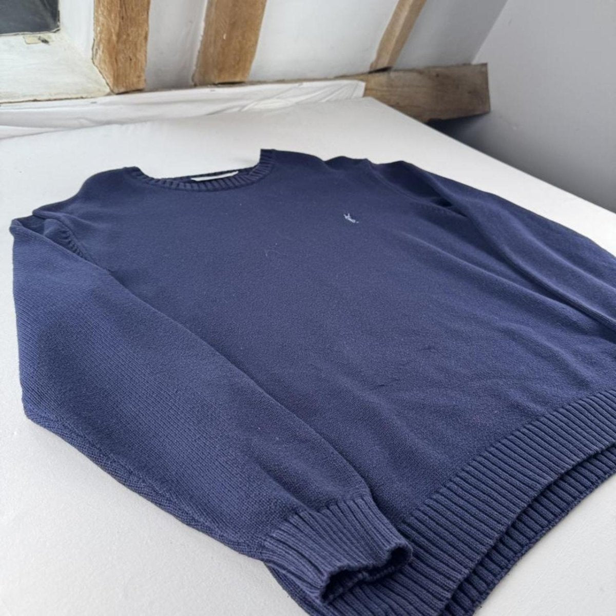 Yves Saint Laurent Thick Knitted YSL Jumper M - Threads Uncovered