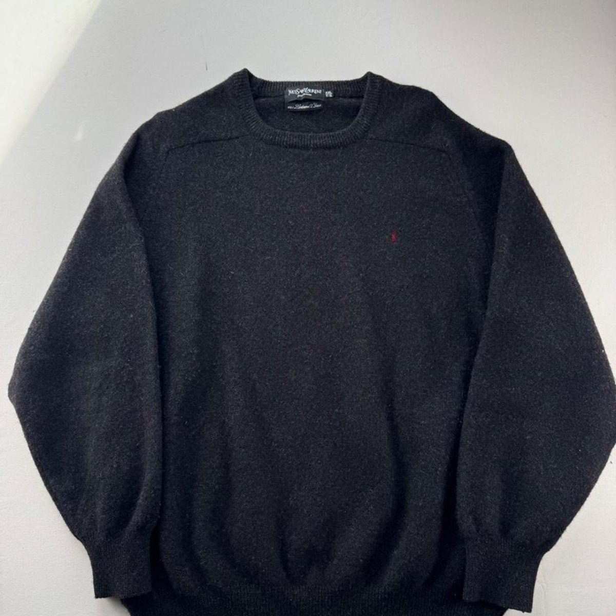 Yves Saint Laurent Woolen Knitted 90s Jumper S/M - Threads Uncovered
