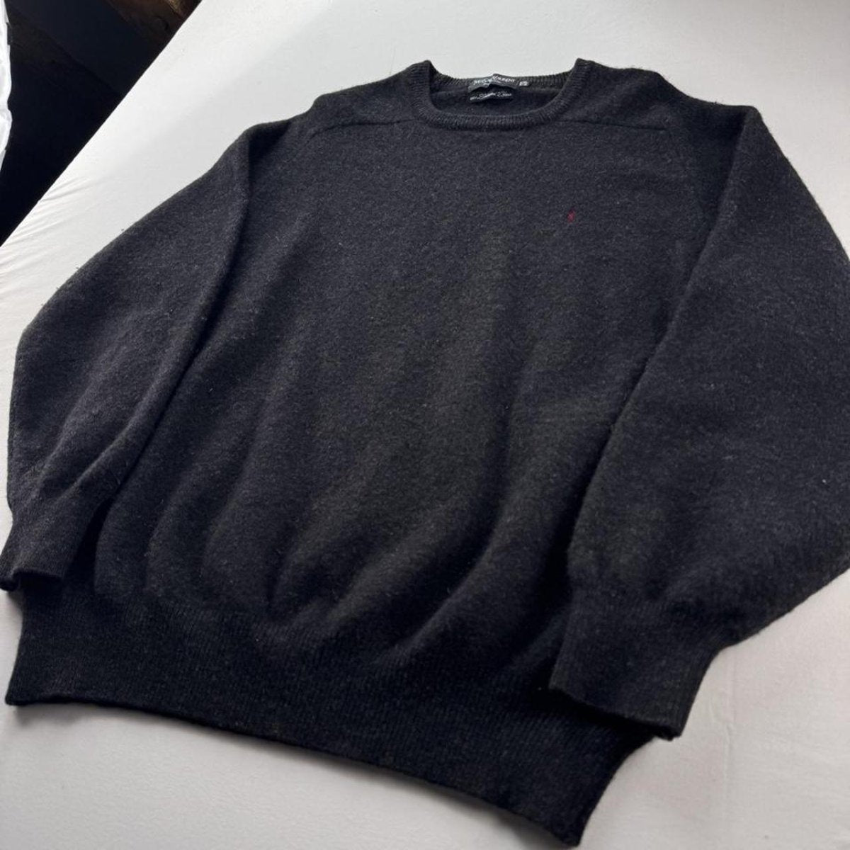 Yves Saint Laurent Woolen Knitted 90s Jumper S/M - Threads Uncovered