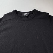 Yves Saint Laurent YSL Black Embroidered Logo Woolen Jumper XXL - Threads Uncovered