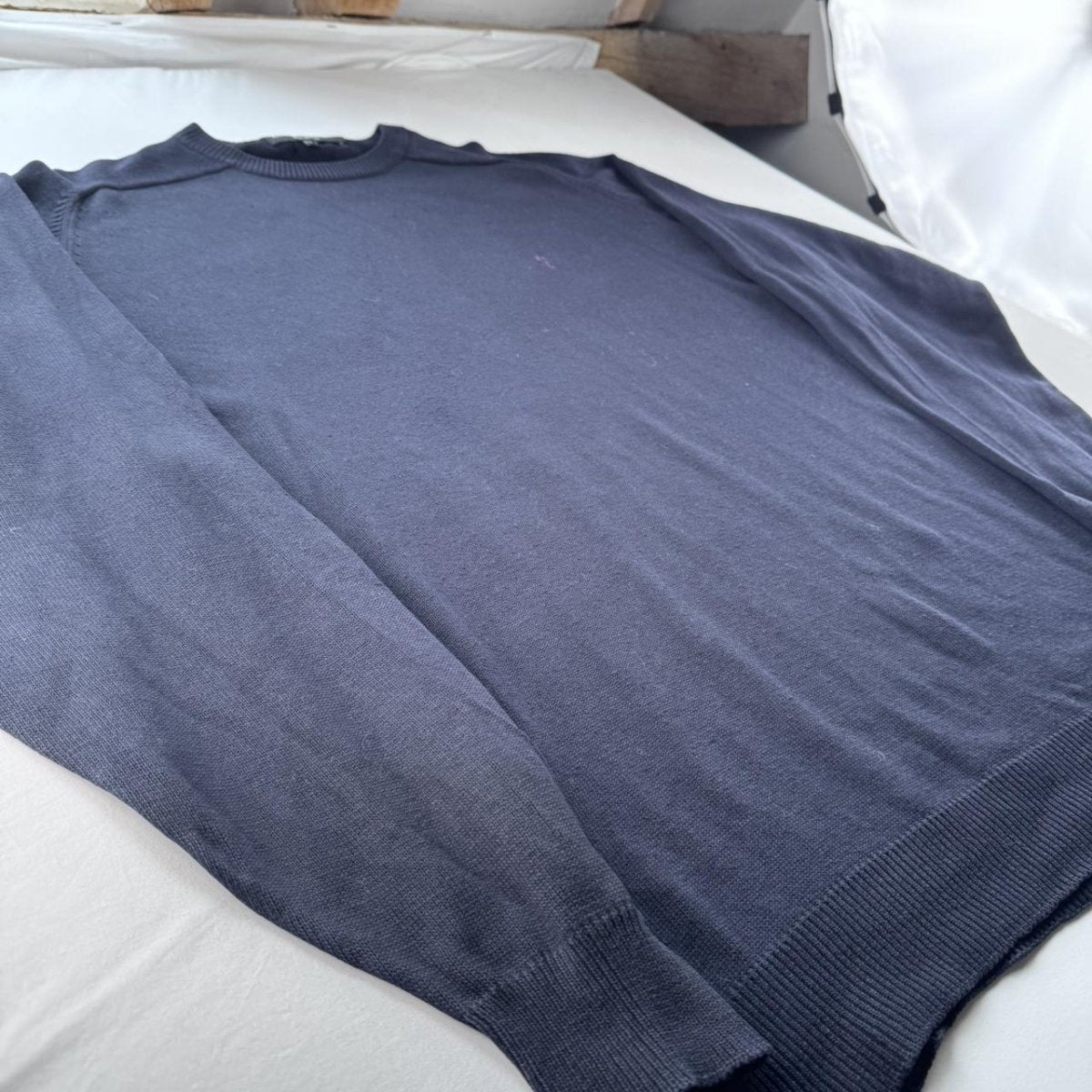 Yves Saint Laurent YSL Embroidered Logo Cotton Jumper XXL - Threads Uncovered